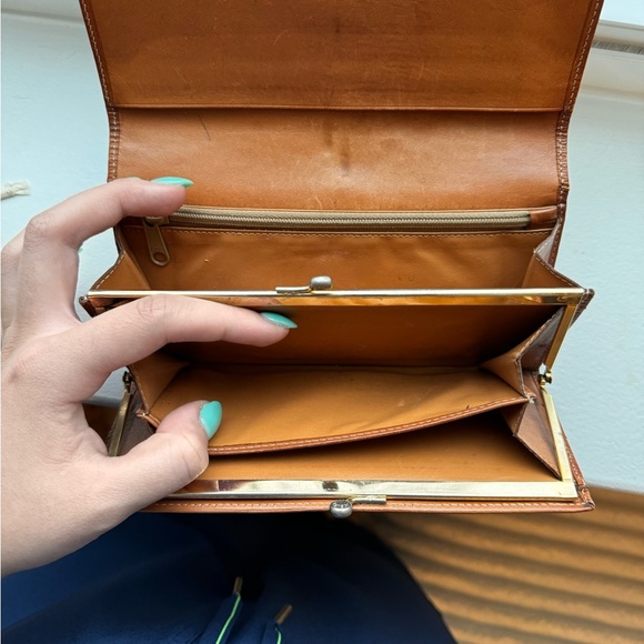 Authentic Celine Brown/Beige Macadam Gamaguchi PVC Leather Wallet - Picture 9 of 15